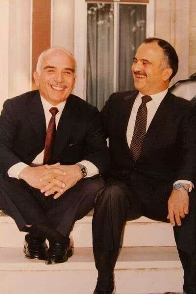 Photos of King Hussein and Prince Hassan