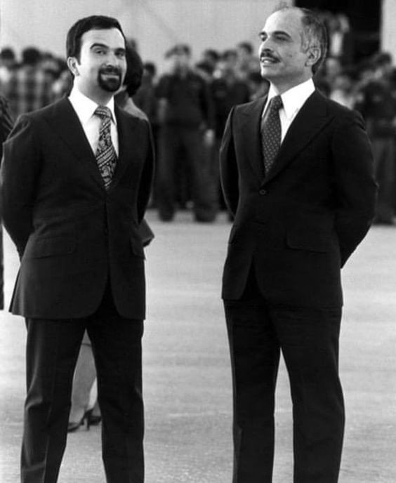 Photos of King Hussein and Prince Hassan