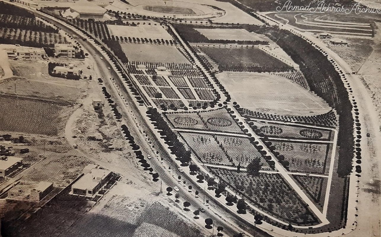 Amman Sport City Aerial Photo 1972